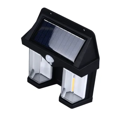Productafbeelding van Zonnepaneel wandlamp, Zonnepaneel wandlamp met wolfraam, Buitenwandlamp met zonnepaneel en wolfraam, Wandlamp met zonnepaneel en wolfraamdraad, Bewegingssensor wandlamp, Wandlamp met zonnepaneel en sensor