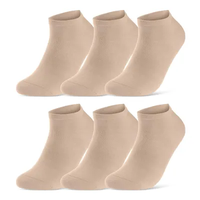 Produktbild von Sneaker Socken Bio Baumwolle Herren Damen - 16399 beige 47-50 6 Paar