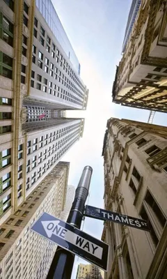 Produktbild von Fototapete - Broadway Skyscrapers 150x250cm - Vliestapete