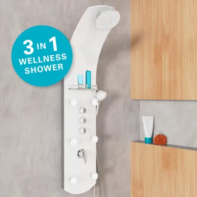 Obrázok produktu pre Sprchový panel EISL so sprchovou armatúrou KARIBIK White