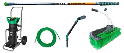 Produktbild von Unger HydroPower Ultra LC - Fortgeschrittenen-Set Carbon 24K 8,6m Set, reinigung