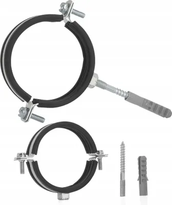 Produktbild von Metallschelle mit Gummi für 2" Rohre 60-64mm