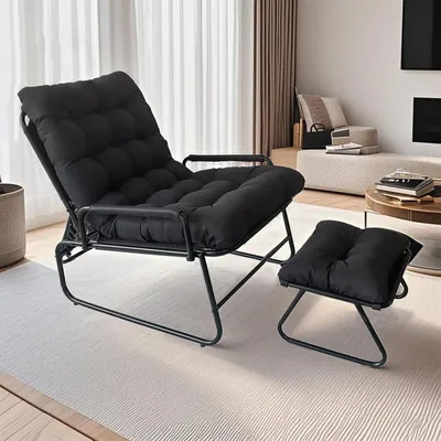 Immagine prodotto di Poltrona relax - Poltrona da salotto - Poltrona regolabile - Poltrona a dondolo - Braccioli ergonomici