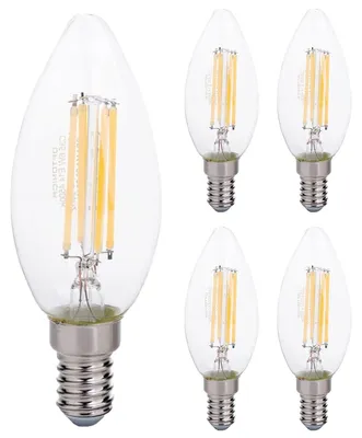 Produktbild von Optonica E14 LED-Filamentkerzenlampe 6W 730lm 2700K 230V 5 Stück