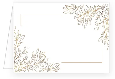 50 Premium Platzkarten für Feiern, 10,5 x 7,4 cm