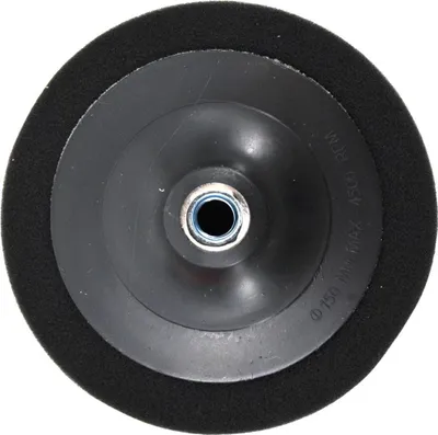 Immagine prodotto di AWTOOLS Disco di lucidatura da 125 mm, spugna nera, M14, morbido