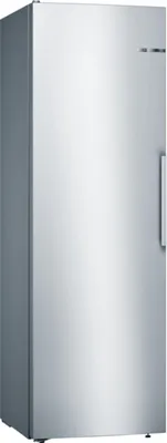 Bosch KSV36VLDP Serie | 4 Freistehender Kühlschrank, 186 x 60 cm, Edelstahl-Optik Frontansicht geschlossen
