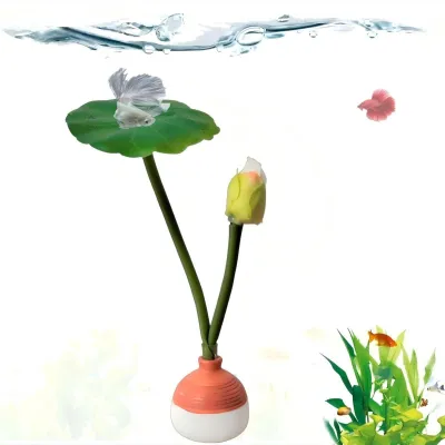 Immagine prodotto di Decorazioni per acquari con foglie, ideali per pesci combattenti (Betta)