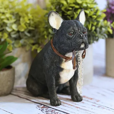 Immagine prodotto di Statua di un Bulldog Francese, realizzata in resina