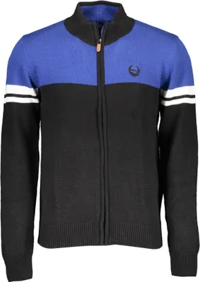 Produktbild von GIAN MARCO VENTURI SCHWARZER CARDIGAN FÜR HERREN : Farbe - Schwarz, Größe - XL Größe: XL Farbe: Schwarz