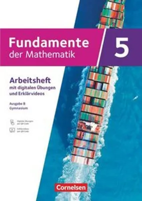 Produktbild von Fundamente der Mathematik 5. Schuljahr - Ausgabe B ab 2024 - Arbeitsheft mit Erklärfilmen und digitalen Übungen