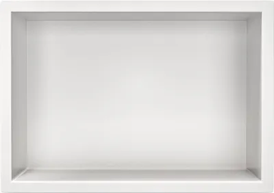 Image de WALL-BOX ONE White Étagère encastrée en acier inoxydable, blanc, 30x20x10 cm