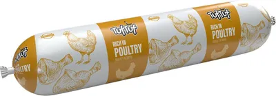 Produktbild von Hundefutter - Nassfutter für Hunde - Riegel Geflügel - 900g TufTuf