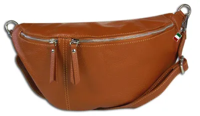 Image de Florence Sac en cuir Sac banane marron OTF820C