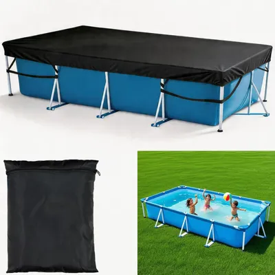Produktbild von Poolabdeckung 220 x 150 cm, elastisches Zugband, Pool