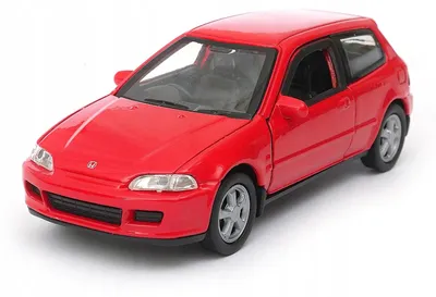 Produktbild von Welly Honda Civic Modellauto rot 1:34 Metall