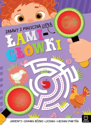 Produktbild von ŁAMIGŁÓWKI 6+. Łamigłówki z magiczną lupką.