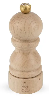 Obrázek produktu pro PEUGEOT mlýnek na sůl PARIS 12cm bukové dřevo přírodní uSelect zirkonový mlýnek na koření