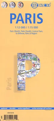 Obrázek produktu pro Paříž 1 : 12 000 / 1 : 15 000