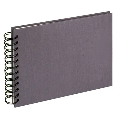 Produktbild von Walther, SA-509-T, Spiralalbum Cloth anthrazit, 23X17 cm