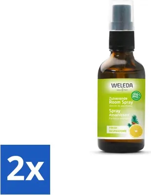 Immagine prodotto di WELEDA - Spray detergente per ambienti - Fresco - 50 ml - Confezione risparmio - 2 pezzi