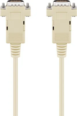 Produktbild von D-SUB 9 pin Anschlusskabel, Stecker/Stecker, seriell 1:1 D-SUB/RS-232 > D-SUB/RS-232
