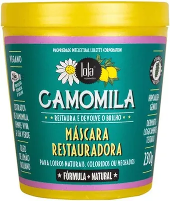 Produktbild von Lola From Rio Camomila Máscara Restauradora 230gr
