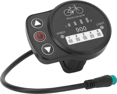 Obrázok produktu pre 36 V 48 V Elektromadbike -LED -Messgerät Batterie -Leuchtstoffschwerbenschalter Anzeigeplatte für KT Controller wasserdichtes Gelenk