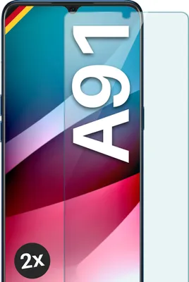Produktbild von Glas Schutzfolie für Oppo A91, Stückzahl:2er Set