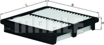 Produktbild von Luftfilter KNECHT LX 877