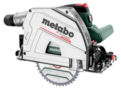 Produktbild von Metabo KT 18 LTX 66 BL Akku-Tauchkreissäge inkl. 2 x 8,0 Ah Akkus, Ladegerät u metaBOX (601866810)