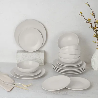 Imagen del producto de BERLINGERHAUS, juego de platos para servir, 18 piezas, colección Sahara, modelo BH-10022