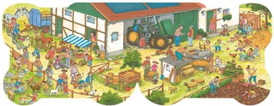 Obrázok produktu pre Mein großes Bauernhof-Wimmelbuch