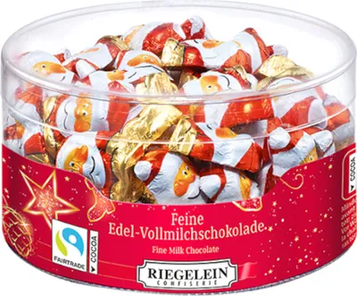 Riegelein Weihnachtswichtel mini mit 5g pro Stück Runddose 400g