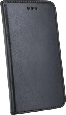 Produktbild von cofi1453 Elegante ECHT Leder Buch-Tasche Hülle kompatibel mit iPhone 13 Mini in Schwarz Wallet Book-Style Cover Schale