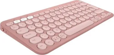 Zdjęcie produktu dla LOGITECH - Kabellose Tastatur - Pebble Keys 2 M380s - Bluetooth - Easy-Switch-Taste - Rosa - (920-011805)