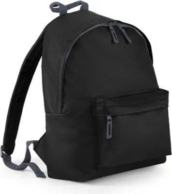 Produktbild von BagBase BG125J | Junior Fashion Kinder Rucksack | 28 x 38 x 19 cm - Farbe: Black - Größe: 28 x 38 x 19 cm