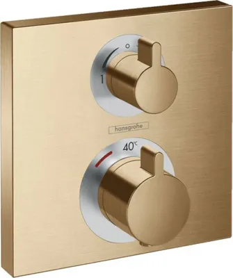Immagine prodotto di HG termostato da incasso Ecostat Square ready set 2 consumatori BBR