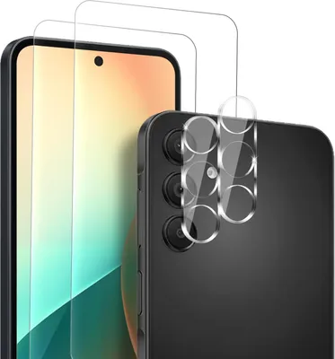 Produktbild von 2x Display + Kamera Glas für Samsung Galaxy A55 5G Panzerfolie Displayglas Kameraglas 9H Schutzglas