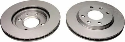 Produktbild von 2x QUARO Bremsscheibe QD8039 vorne passend für PEUGEOT 206 Schrägheck (2A/C)