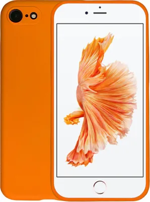 Immagine prodotto di Custodia per iPhone 6/6s Plus in silicone - Custodia in silicone Backcover - Arancione