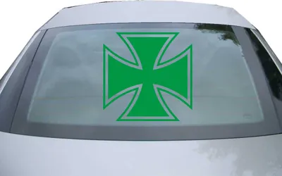 Produktbild von Indigos UG - Aufkleber Heckscheibe & Motorklappe DE6101 - grün - 600x600 mm - metalica - Auto Scheiben Fenster Heckklappe Tuning Racing JDM - Die cut