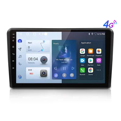 Obrázek produktu pro Android 13" autorádio s PDC, hands-free, 9" Android 13, 6+128G, 8 GB RAM, 4G SIM karta, Pro Audi A3 8P 8V S3 RS3 2003-2013, GPS, DAB+, NAVI, WIFI, SWC