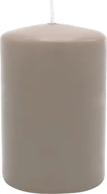 Produktbild von Stumpenkerze aus Paraffin, Sand, WENZEL, 80/60 mm, Brenndauer ca. 22h, selbstverlöschend