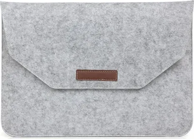 Produktbild von Mobigear Envelope Filz Laptop Sleeve (max 25 cm x 37 cm) Laptop Hülle - Grau