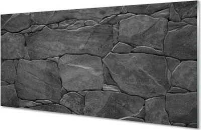 Produktbild von Glasbilder 120x60 Wandkunst Steinmauer Wand