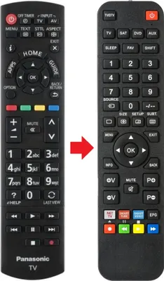 Produktbild von Fernbedienung passend für PANASONIC TXL32BL6Y | TXL32E6B | TXL32E6E