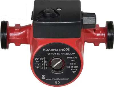 Productafbeelding van Verwarmingspomp - Circulatiepomp CV - Verwarming Cirkuleren - Gietijzeren Corpus - 180 mm - Grijs