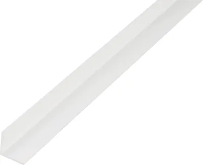 Obrázek produktu pro Úhlový profil Alberts | plast, bílý | 1000 x 30 x 30 mm