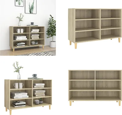 Produktbild von vidaXL Sideboard Sonoma Eiche 103,5x35x70 cm Holzwerkstoff - Sideboard - Sideboards - Beistellschrank - Beistellschränke
